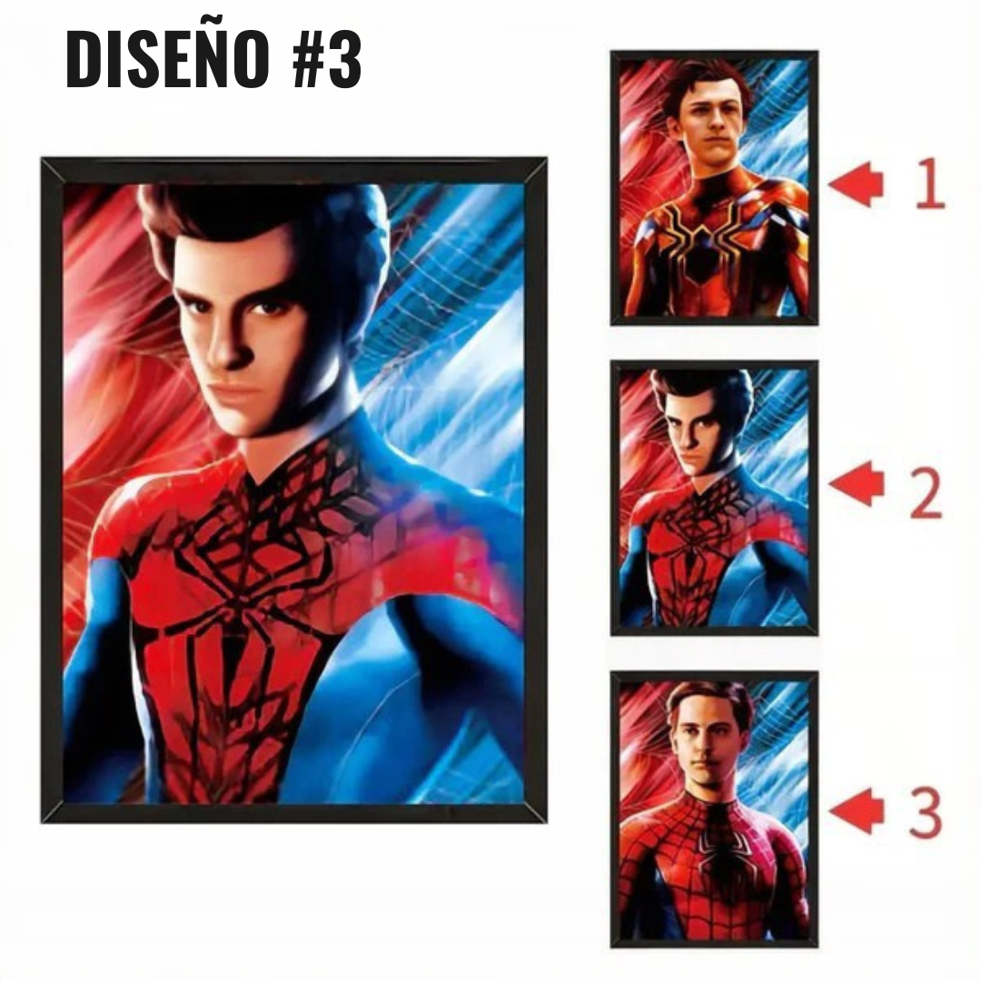 Poster Lenticular 3D Superhéroes